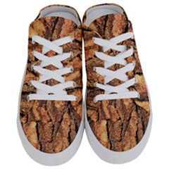 Bark Texture Wood Large Rough Red Wood Outside California Half Slippers by Ket1n9