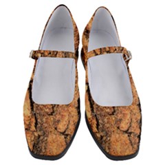 Bark Texture Wood Large Rough Red Wood Outside California Women s Mary Jane Shoes by Ket1n9