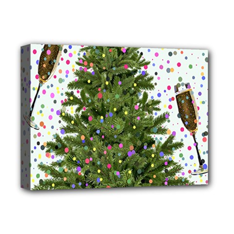 New-year-s-eve-new-year-s-day Deluxe Canvas 16  X 12  (stretched)  by Ket1n9