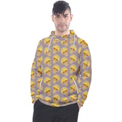 Yellow-mushroom-pattern Men s Pullover Hoodie