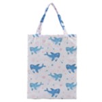 Seamless-pattern-with-cute-sharks-hearts Classic Tote Bag