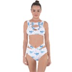 Seamless-pattern-with-cute-sharks-hearts Bandaged Up Bikini Set 