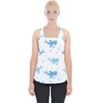 Seamless-pattern-with-cute-sharks-hearts Piece Up Tank Top