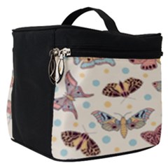 Pattern-with-butterflies-moths Make Up Travel Bag (small) by Ket1n9