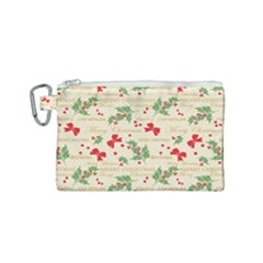 Christmas-paper-scrapbooking-- Canvas Cosmetic Bag (small) by Grandong