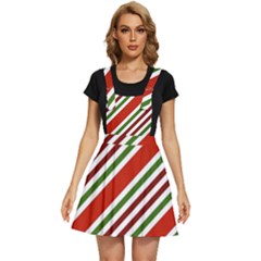 Christmas-color-stripes Apron Dress by Grandong
