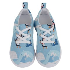 Christmas-seamless-pattern-with-penguin Running Shoes by Grandong