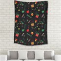 Christmas Pattern Texture Colorful Wallpaper Medium Tapestry View2