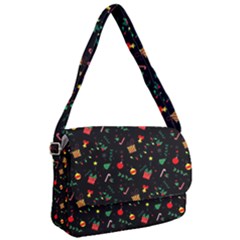 Christmas Pattern Texture Colorful Wallpaper Courier Bag by Grandong