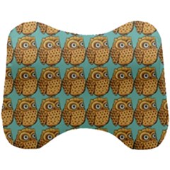 Owl-stars-pattern-background Head Support Cushion by Grandong