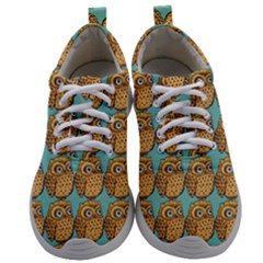 Owl-stars-pattern-background Mens Athletic Shoes by Grandong