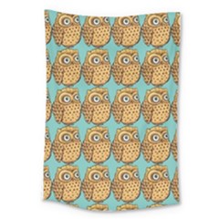 Owl Bird Pattern Large Tapestry by Grandong