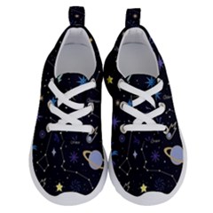 Starry Night  Space Constellations  Stars  Galaxy  Universe Graphic  Illustration Running Shoes by Grandong