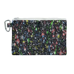 Illustration Universe Star Planet Canvas Cosmetic Bag (large) by Grandong