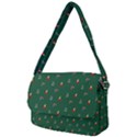 Christmas Green Pattern Background Courier Bag View2