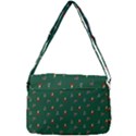 Christmas Green Pattern Background Courier Bag View3