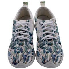 Green And Gold Eucalyptus Leaf Mens Athletic Shoes by Jack14