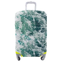 Blue Ocean Waves Luggage Cover (medium) by Jack14