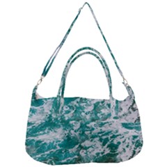 Blue Ocean Waves 2 Removable Strap Handbag by Jack14