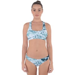 Ocean Wave Cross Back Hipster Bikini Set by Jack14