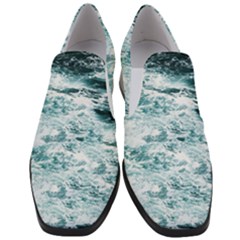Ocean Wave Women Slip On Heel Loafers by Jack14