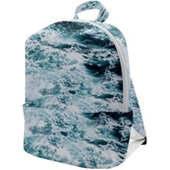 Ocean Wave Zip Up Backpack by Jack14