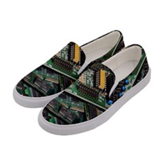 Computer Ram Tech - Women s Canvas Slip Ons by Amaryn4rt