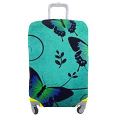 Texture Butterflies Background Luggage Cover (medium) by Amaryn4rt