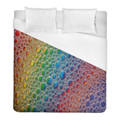 Bubbles Rainbow Colourful Colors Duvet Cover (full/ Double Size) by Amaryn4rt
