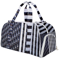 Architecture-building-pattern Burner Gym Duffel Bag by Amaryn4rt
