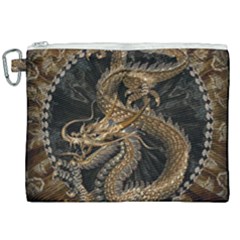 Dragon Pentagram Canvas Cosmetic Bag (xxl) by Amaryn4rt