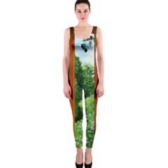 Beautiful World Entry Door Fantasy One Piece Catsuit by Amaryn4rt