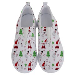 Santa Claus Snowman Christmas Xmas No Lace Lightweight Shoes by Amaryn4rt