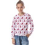 Christmas Template Advent Cap Kids  Long Sleeve T-Shirt with Frill 