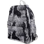 Stag-deer-forest-winter-christmas Top Flap Backpack