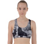 Stag-deer-forest-winter-christmas Back Weave Sports Bra