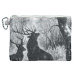 Stag-deer-forest-winter-christmas Canvas Cosmetic Bag (XL)