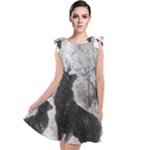 Stag-deer-forest-winter-christmas Tie Up Tunic Dress