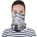 Stag-deer-forest-winter-christmas Face Seamless Bandana (Adult)