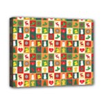 Pattern-christmas-patterns Canvas 10  x 8  (Stretched)