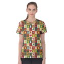 Pattern-christmas-patterns Women s Cotton T-Shirt View1