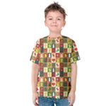Pattern-christmas-patterns Kids  Cotton T-Shirt