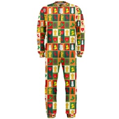 Pattern-christmas-patterns Onepiece Jumpsuit (men) by Amaryn4rt
