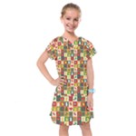 Pattern-christmas-patterns Kids  Drop Waist Dress