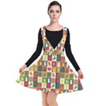 Pattern-christmas-patterns Plunge Pinafore Dress