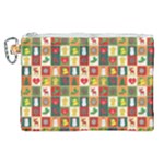 Pattern-christmas-patterns Canvas Cosmetic Bag (XL)