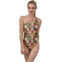 Pattern-christmas-patterns To One Side Swimsuit View1