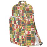 Pattern-christmas-patterns Double Compartment Backpack