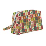 Pattern-christmas-patterns Wristlet Pouch Bag (Medium)