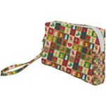 Pattern-christmas-patterns Wristlet Pouch Bag (Small)